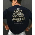 thumbnail image 1 of "Romans 8:31 Scripture T-Shirt – Christian Faith Inspirational Bible Verse Graphic Tee for Men & Women", 1 of 6