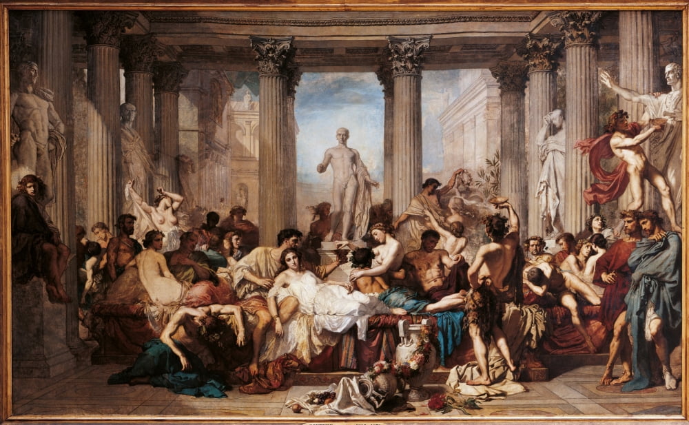 Romans Of The Decadence Canvas Art - (36 x 24)