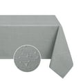 thumbnail image 1 of Romanstile 100% Waterproof Linen Tablecloth 60x84 inch,Rectangle Table Cloth Oil Proof Wipeable for Indoor and Outdoor,Light Grey, 1 of 8