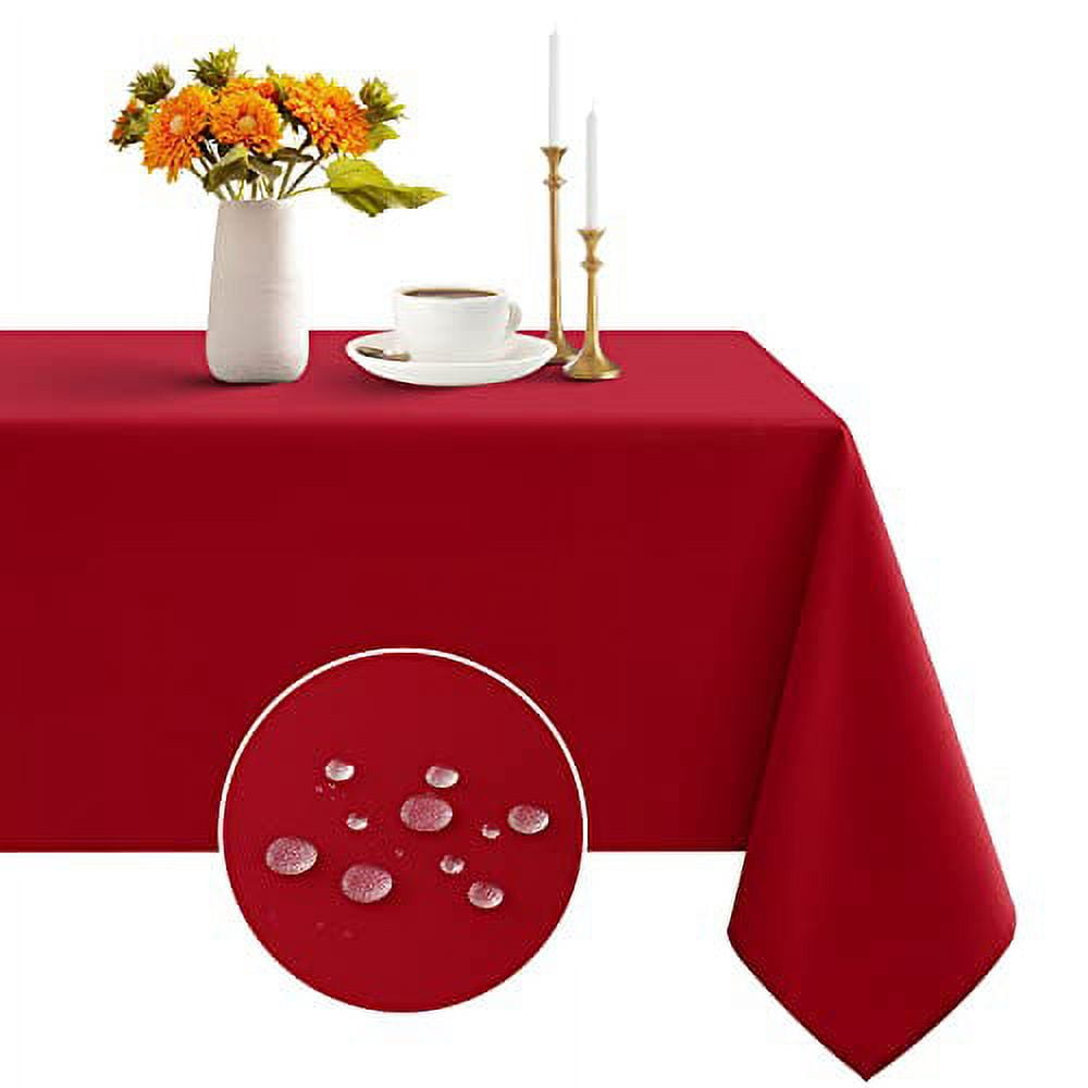 Romanstile Christmas Rectangle Tablecloth - 60x120 inch - Waterproof ...