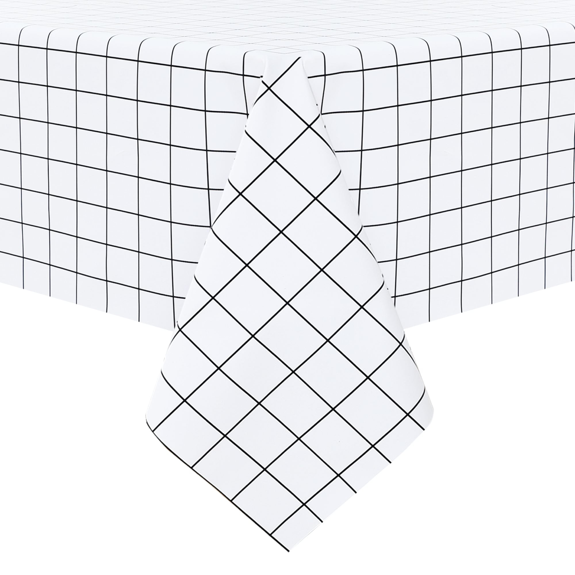 Romanstile Rectangle Tablecloth Vinyl Tablecloths Waterproof Stain ...