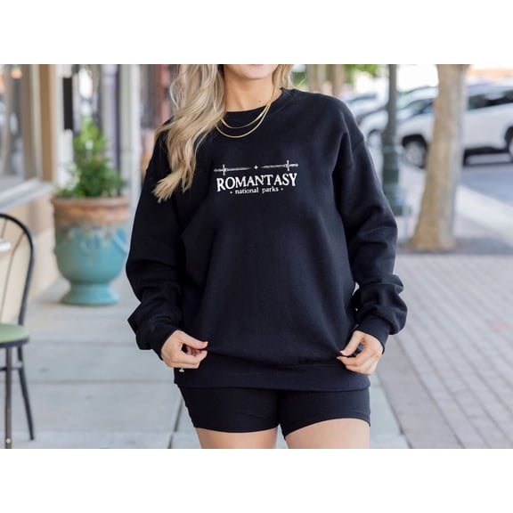 Romantasy Reader Sweatshirt | Fantasy Romance Reader Merch, Bookish Merch, Book Tropes Shirt, Romance Reader, ACOTAR, Fourth Wing, FBAA Gift