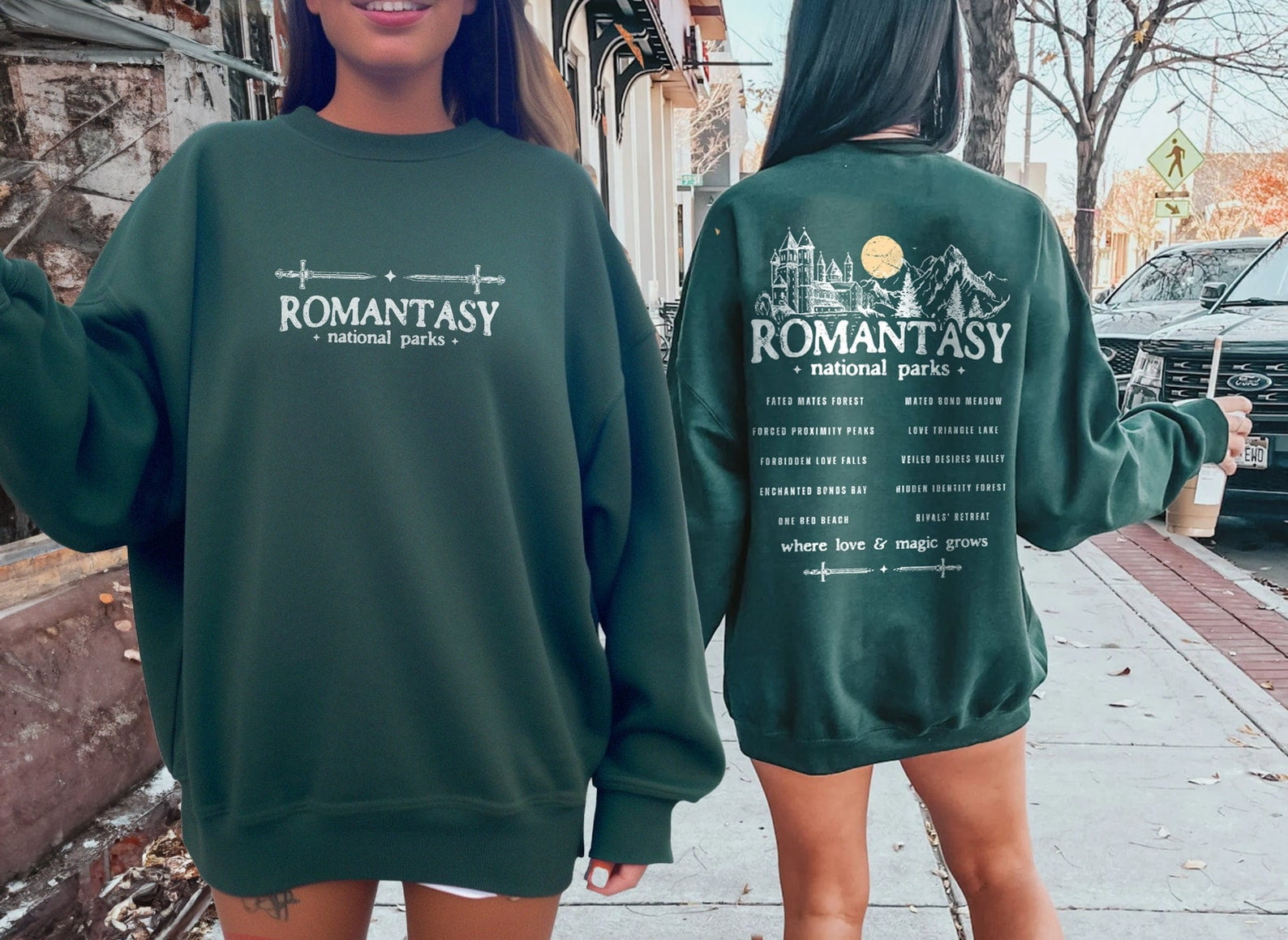 Romantasy Reader Sweatshirt | Fantasy Romance Reader Merch, Bookish ...