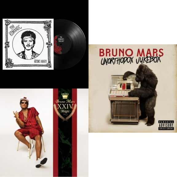 Romantic & 24K Magic & Unorthodox Jukebox [LP Vinyl Bundle]