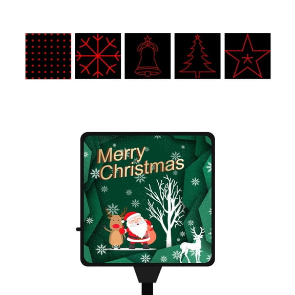 Romantic Auto Roof Projector Light Christmas Flexible USB Nightlight Cars Ceiling Decoration Lamp Interior Ambient Atmosphere Light Type B