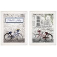 thumbnail image 1 of TrendyDecor4U Romantic Bicycles 2-Piece Vignette Wall Art V538-226G, 1 of 4