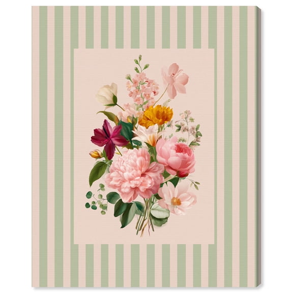 Romantic Bloom Canvas Print Botanical Art by Art Remedy, Gallery Wrapped, 16 x 20