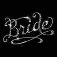 thumbnail image 1 of Romantic Bride Sparkly Bridal Bling Iron-on Clear Crystals Rhinestone Wedding Bachelorette Heat Transfer by JCS Rhinestones, 1 of 5