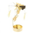 thumbnail image 1 of Romantic Candlestick Rotating Spinning Carousel Tea Light Candle Holder Home, 1 of 19