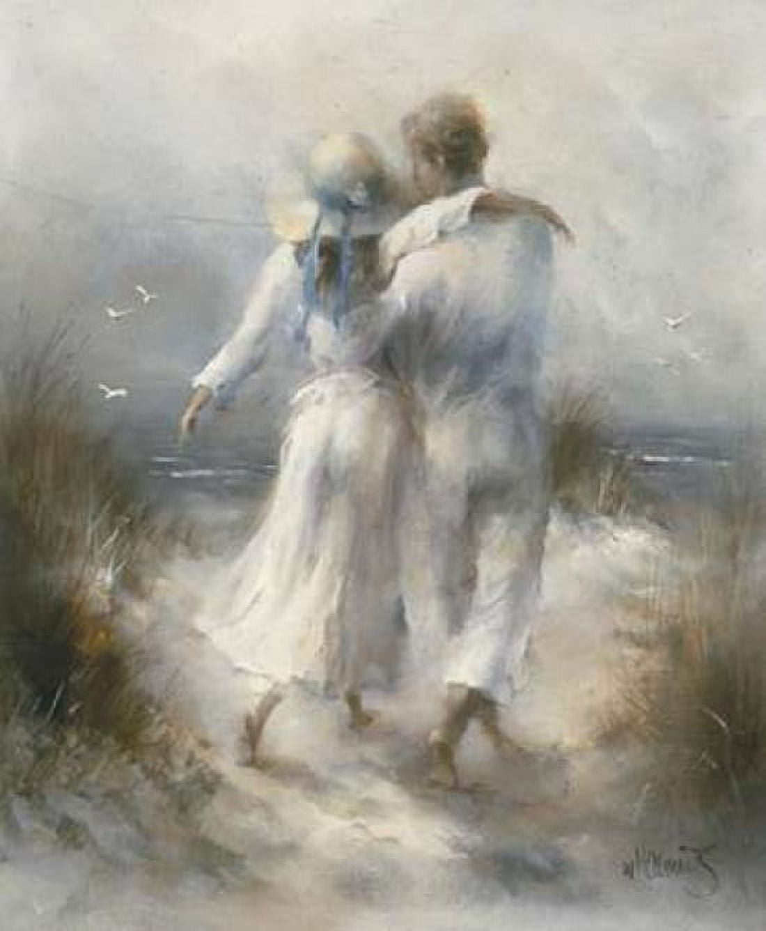 Romantic Canvas Art - Willem Haenraets (20 x 24)