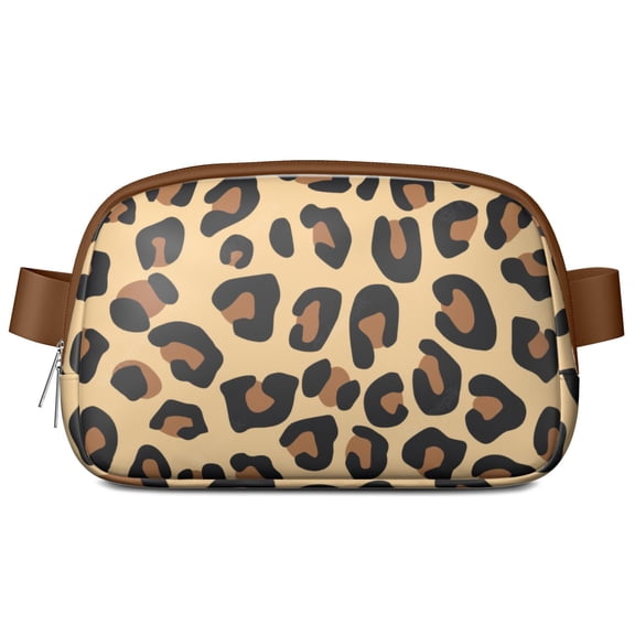 Romantic Cheetah Pattern Belt Bag – Vintage Animal Print Fanny Pack with Dynamic Style