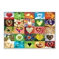 thumbnail image 1 of Romantic Collage-Creative Love 500 Piece Adult Jigsaw Puzzle, Intellectual Challenge, Home Wall Decoration, Holiday Party, Birthday Gift, Adult Fun Jigsaw Puzzle. Size: 20.5 x 15 in, 1 of 6