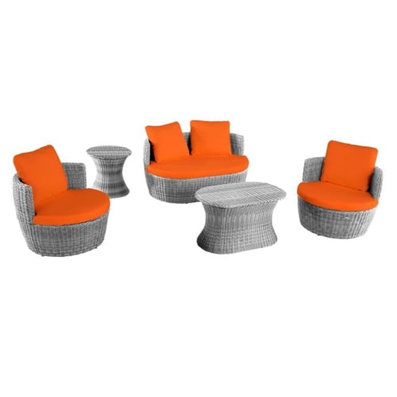 Romantic Collection outdoor 5-piece Conversation Set