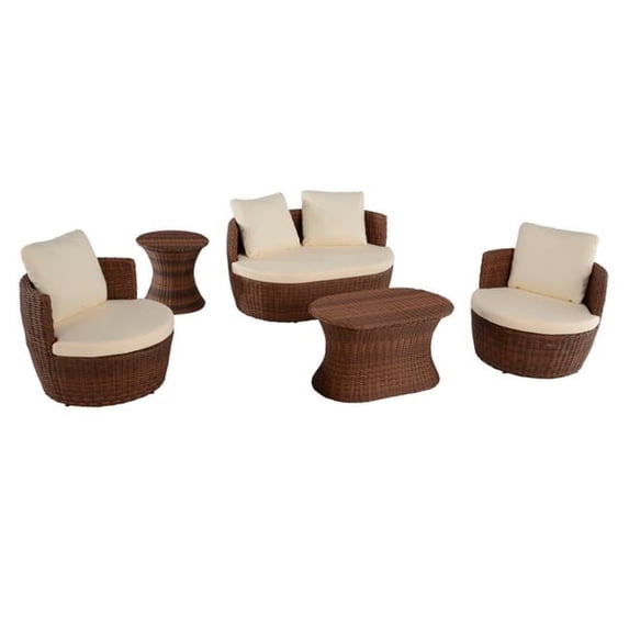 Romantic Collection outdoor 5-piece Conversation Set