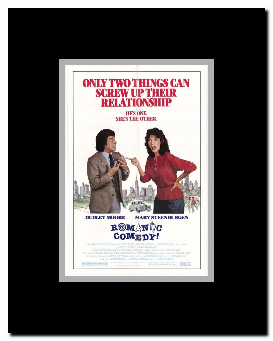 Romantic Comedy Framed Movie Poster