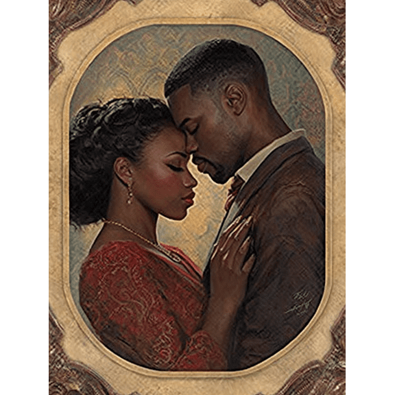 Romantic Couple Canvas Wall Art Perfect for Living Room Dining Room Office and Hallway Decoration.