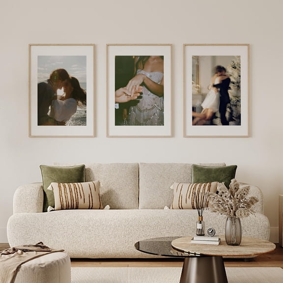 Romantic Couple Posters Wedding Engagement Poster, Stretched Canvas