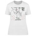 thumbnail image 1 of Romantic Couple Smiling, Heards T-Shirt Women -Image by Shutterstock, Female XX-Large, 1 of 2