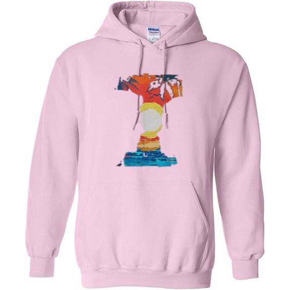 Romantic Couple Sunset Palm Trees, Tropical Summer Vibes, Love, Beach Vacation Hoodie Unisex, up to 5XL