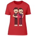 thumbnail image 1 of Romantic Couple Valentines Day Tee Women's -Image by Shutterstock, 1 of 2