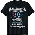 thumbnail image 1 of Romantic Cruising Husband Wife Ship Couple Cruise T-Shirt, 1 of 4