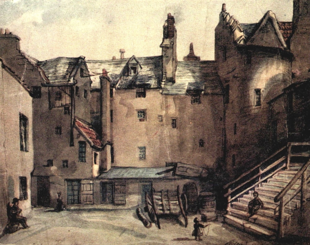 Romantic Edinburgh 1911 Old Mint Canvas Art - D Ritchie (24 x 36)
