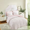 thumbnail image 1 of Romantic Embroidered Bedding Sets Microfiber Full/Queen Quilt with Ruffle Trim for Cozy Bedrooms, 1 of 9