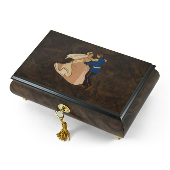 Romantic Fairy Tale Prince and Princess Waltz Musical Jewelry Box - A Time for Us