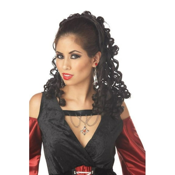 Romantic Fall Gothic Adult Costume Wig