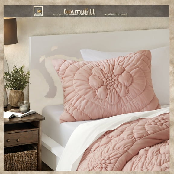 Romantic Floral Bedding Sets Soft Polyester Shabby Chic Design for AllSeason Comfort