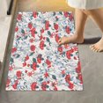 thumbnail image 1 of Romantic Floral Design with Roses Bathroom Rug 24"×16",Non-Slip High Absorbent Bath Mat Rug Machine Washable Bahtub Mats Home Decor, 1 of 7