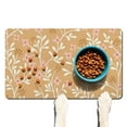 thumbnail image 1 of Romantic Floral Pet Food Mat - Absorbent Dog Feeding Mat with Rose and Peony Pattern, Non-Slip Base, 1 of 5