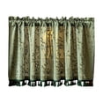 thumbnail image 1 of Romantic Floral Printed Curtain Kitchen Curtain 39x23 Inch - Semi Sheer Short Curtains, Polyester Light Filtering Window Treatment, Bright Colorful Spring Decoration for Coffee Shop, 1 of 6