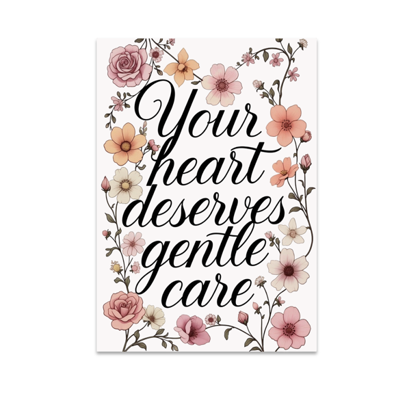 Romantic Floral Wall Art - Home Decor Enthusiast - 13x19 Poster Print