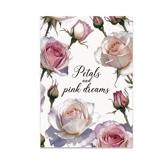 Romantic Floral Wall Decor - Home Decor Enthusiast - 13x19 Poster Print