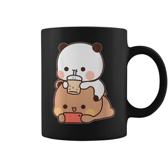Romantic For Her Bubu Dudu Bubble Tea Couples Coffee Mugs