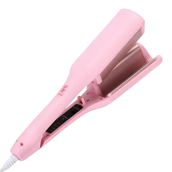 Romantic French Egg Roll Curling Iron V-Shaped Hair Curling Irons 32mm Egg Roll Hair Waving Curling Wand Hair Curler Crimper Hair Waver Styling Tools with Negative Ions Anti-Scald