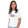 thumbnail image 1 of Romantic Geek Gamer Love Loading Cute Women's Graphic T Shirt Tees Brisco Brands S, 1 of 5