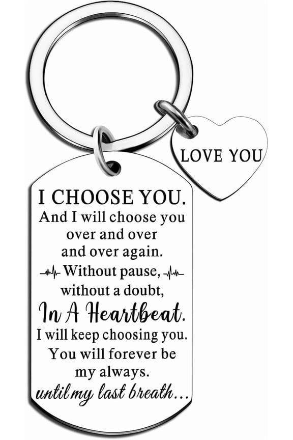 Romantic Gifts For Him Boyfriend Girlfriend Husband Wife I Love You Keychain Gifts For Him Her Sentimental Lover Mens Valentines Day Ideas