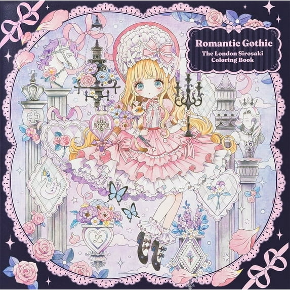 Romantic Gothic: The London Sirosaki Coloring Book, (Paperback)
