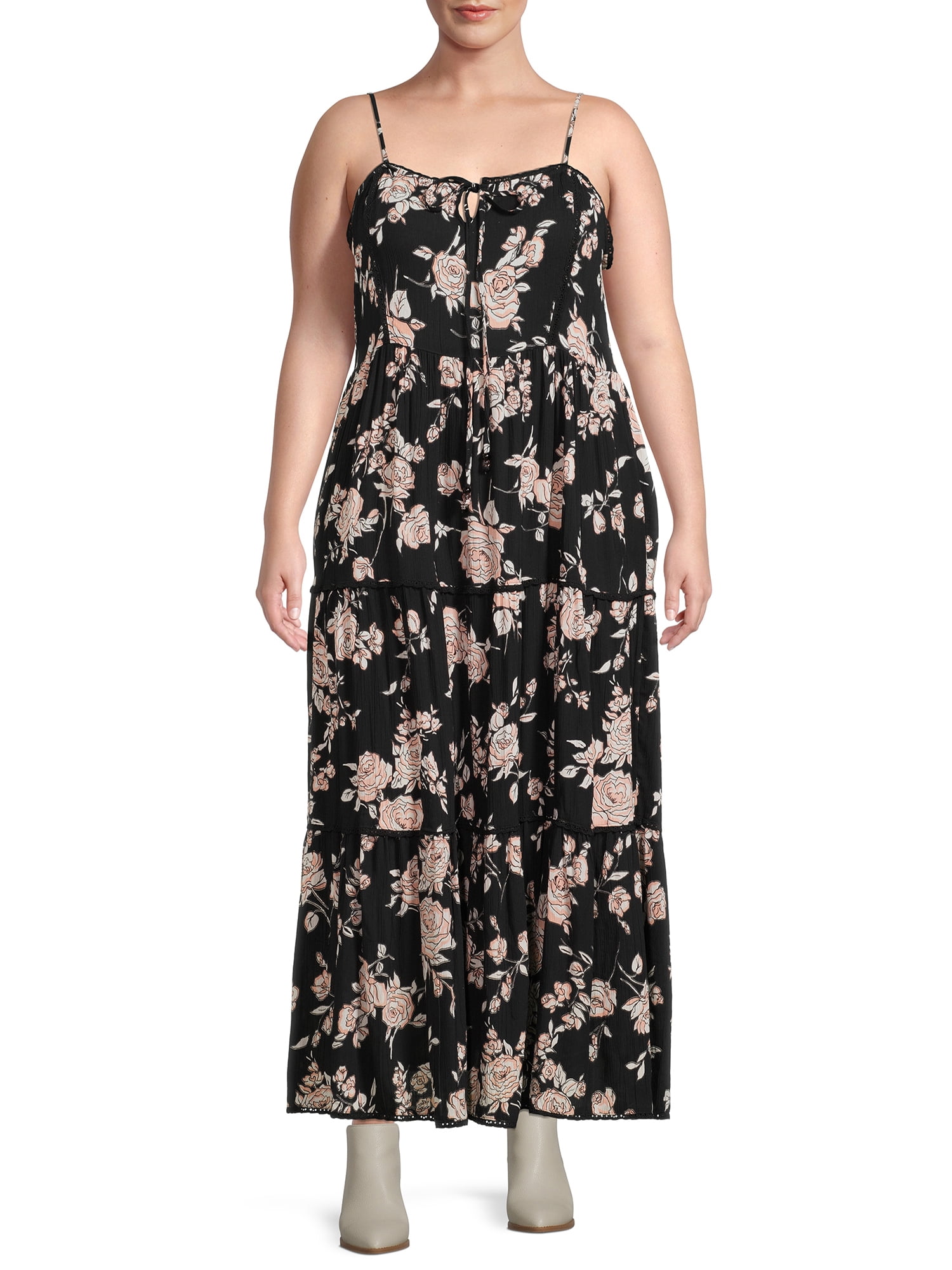 Romantic Gypsy Womens Plus Size Crochet Inset Midi Nigeria | Ubuy