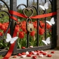 thumbnail image 1 of Romantic Heart-Shaped Alloy Keychain Lock Couples Love Token Gift for Anniversary Wedding Valentine's Day Keepsake Accessory, 1 of 6