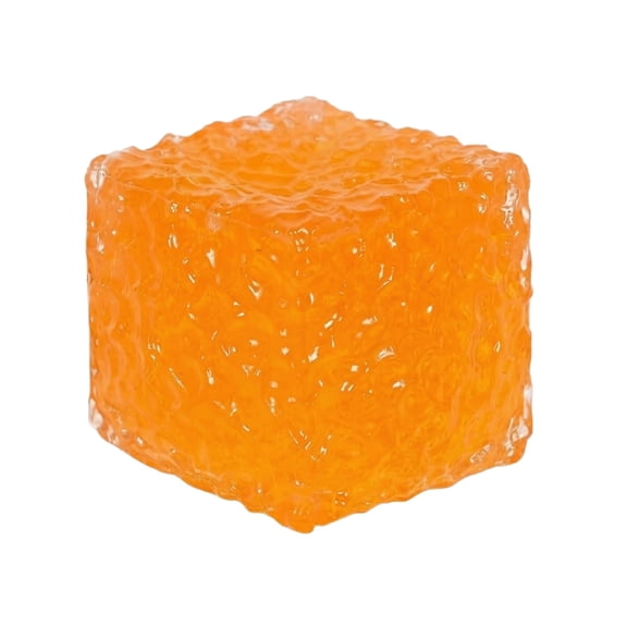 5.5cm Jumbo Funny Squishy Toys for Stress Relief, Tiny Sensory Fidget Ball for Party Favors and Desk, Great Gift for Anxiety,Orange