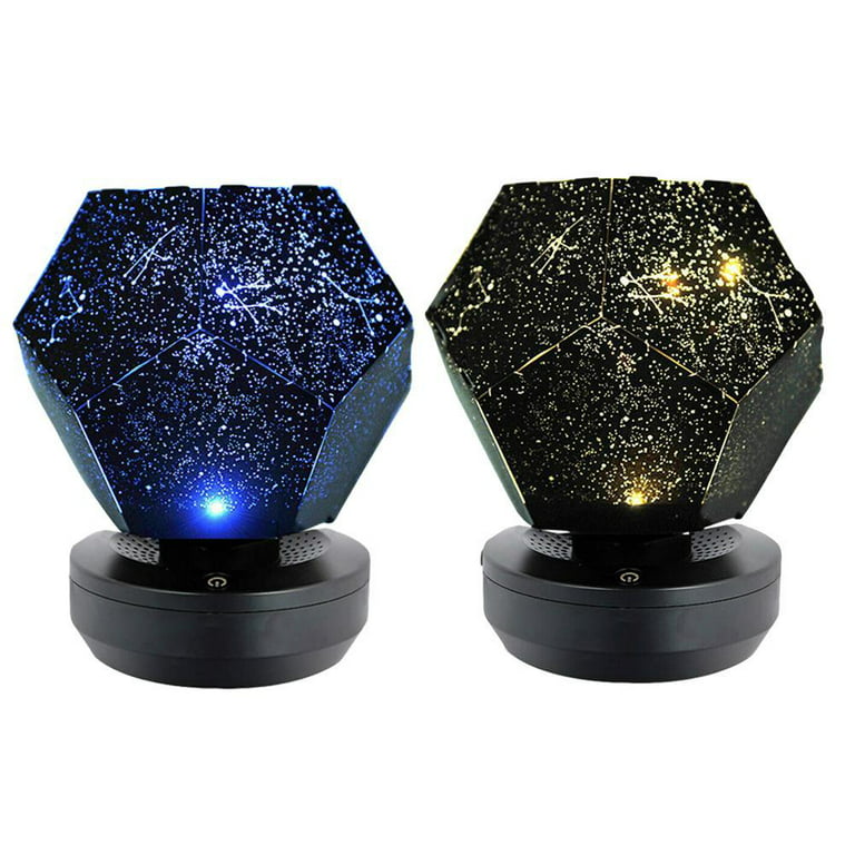 LED Galaxy Star Projector Lamp Starry Sky Night Light Plug In Projektor  Gwiazd Valentines Day Gift
