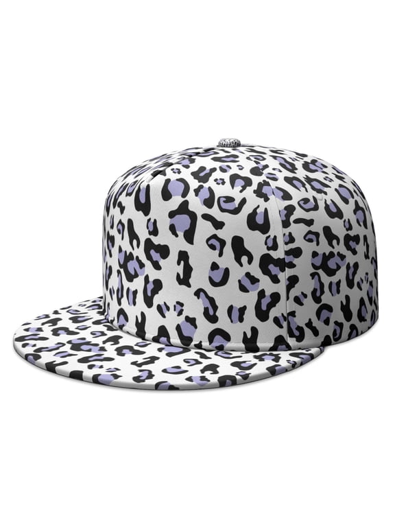 Romantic Leopard Aesthetic Snapback Hat - Adjustable Unisex Baseball Cap for Streetwear Fashion