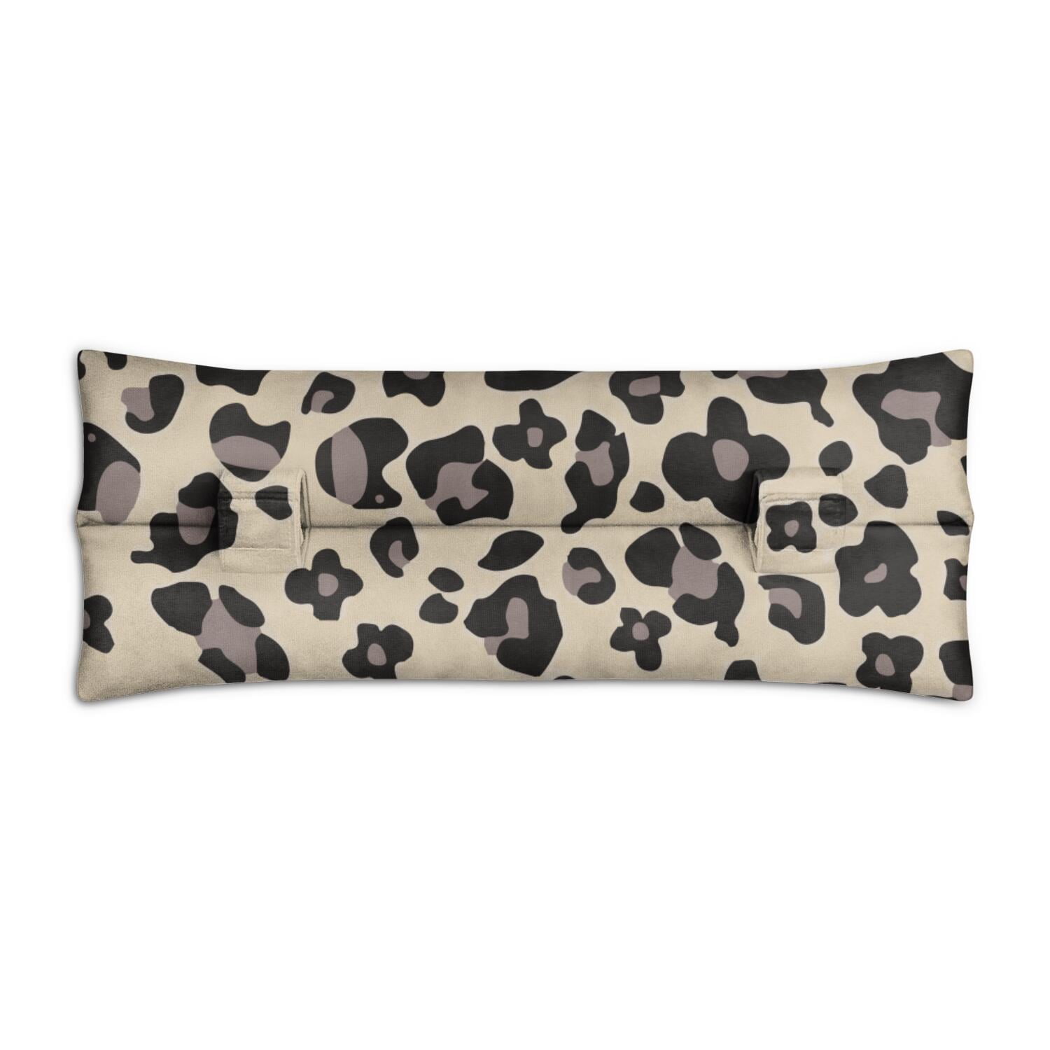 Romantic Leopard & Flowers Seatbelt Pillow - Unique Post-Surgery Comfort Cushion for Women