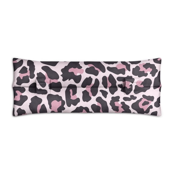 Romantic Leopard & Flowers Seatbelt Pillow - Unique Post-Surgery Comfort Cushion for Women