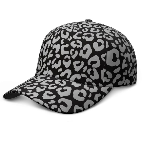 Romantic Leopard Pattern Baseball Cap, Soft Breathable Adjustable Hat with Sweat Absorption, Trendy Animal Print Dad Hat for Spring, Summer, Fall Outdoor Sports and Gifts