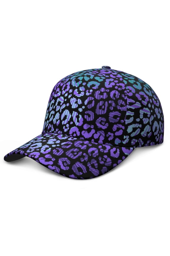 Romantic Leopard Pattern Baseball Cap, Soft Breathable Adjustable Hat with Sweat Absorption, Trendy Animal Print Dad Hat for Spring, Summer, Fall Outdoor Sports and Gifts