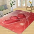 thumbnail image 1 of Romantic Love Rug 6x8-6x8 Rug, Valentine''s Day Area Rugs for Living Room Bedroom, Red Love Area Rug, Romantic Washable Carpet, Modern Carpet, Valentine''s Day Home Decor, 1 of 4